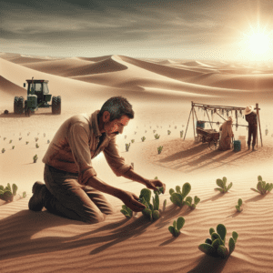 The challenges of farming in arid regions.