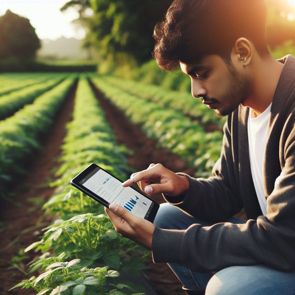 How digital tools are helping farmers monitor crop health.