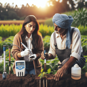 The role of soil testing in optimizing farm yields.