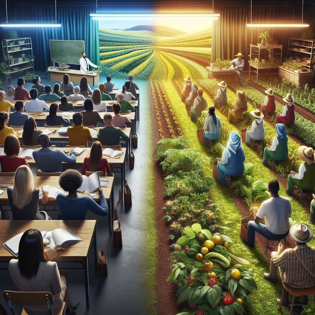 The role of education in fostering sustainable farming.