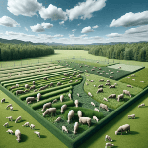 The benefits of rotational grazing for livestock farming.