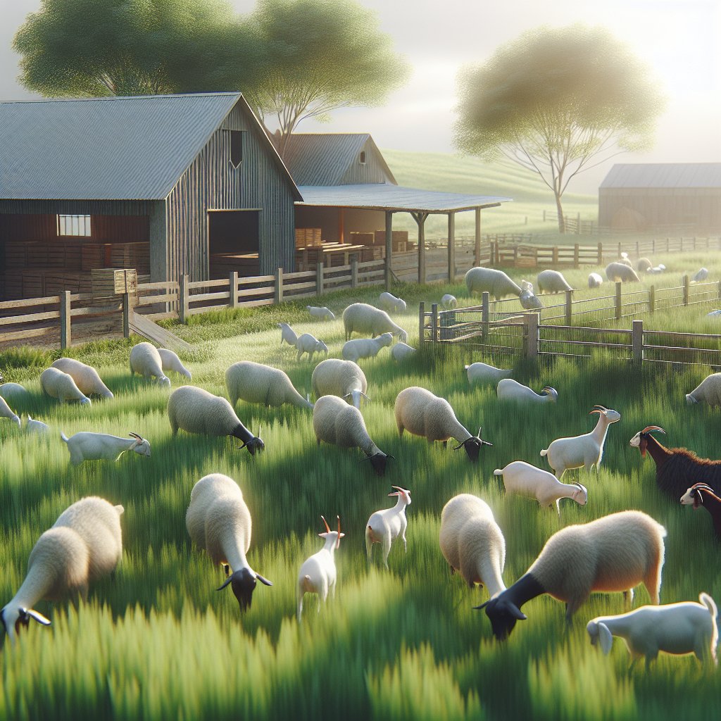 How to start a small-scale sheep or goat farm.